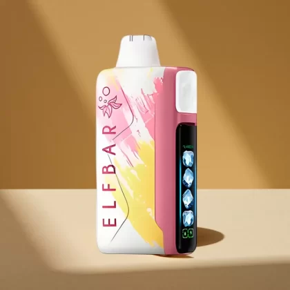 Elf Bar Ice King 40000 Puffs Rechargeable Disposable Vape with Adjustable Cooling & LCD Display – Tiger’s Blood