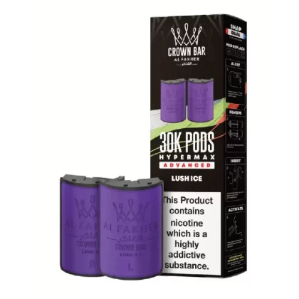 Al Fakher 30k Hypermax Prefilled Pods Lush Ice - Strength#20mg