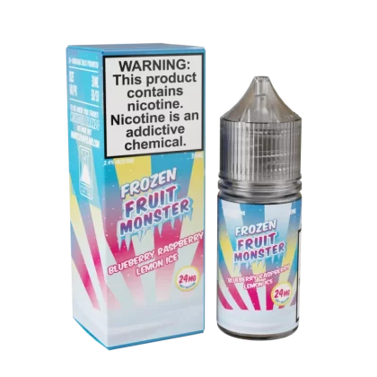 Frozen Fruit Monster Salt - Blueberry Raspberry Lemon Ice - 30ML E-Liquid - 24MG