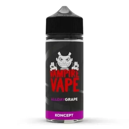 Vampire Vape Koncept 100ml Shortfill E-Liquid - Flavour#All Day Grape>Blood Sukka>Catapult>Heisenberg>Pinkman>Purple Craze>Purple Craze Ice>Caramelised Banana Pancake>Pistachio Milkshake>Ras