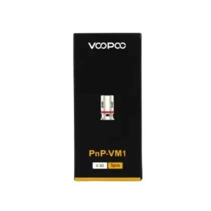 VooPoo VINCI PnP Single Mesh VM1 0.3ohm Coils 32–40W Pack of 5x Replacement Coil