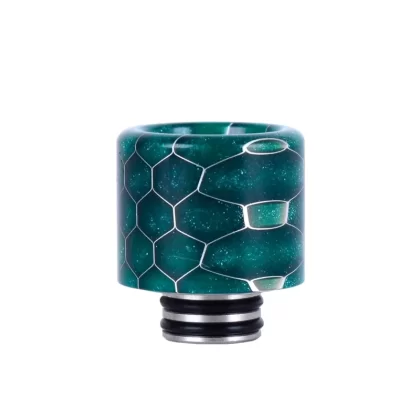 810 Drip Tip Mouthpiece – Resin Green Pattern
