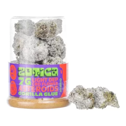 Zotica Delta 8 Gorilla Glue Asteroid Flower – 7g - Ejuicewarehouse
