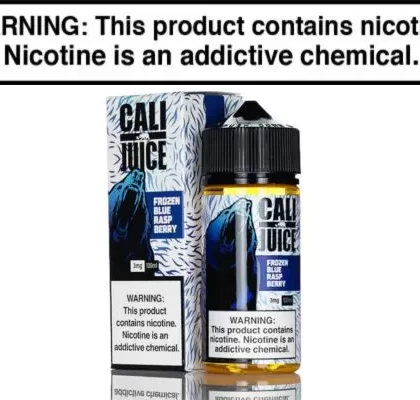 Frozen Blue Raspberry by Cali Juice 100mL - Vape Product, Vape Product (05F3BE)
