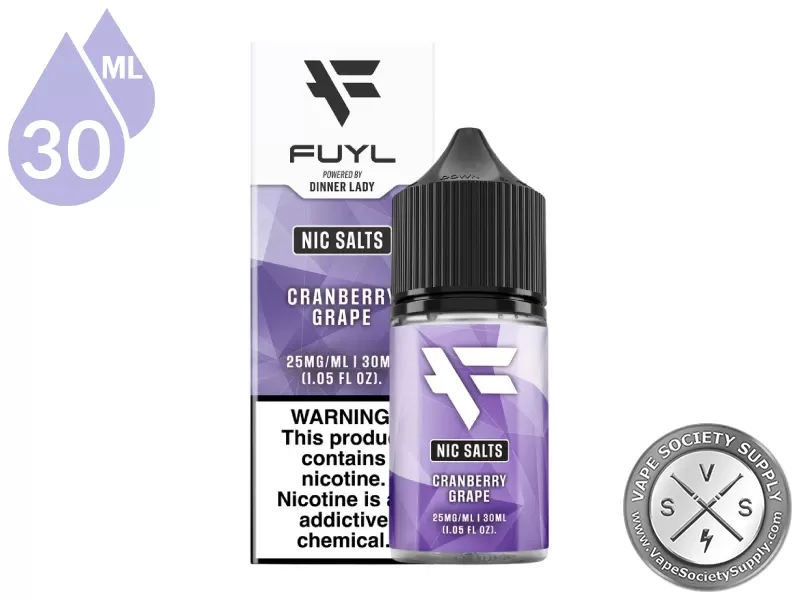 Cranberry Grape FUYL By Dinner Lady Salt 30ml - Image 3
