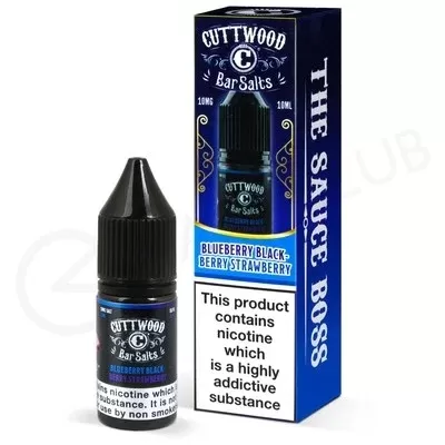 Blueberry Blackberry Strawberry Nic Salt E-Liquid by Cuttwood Bar Salts