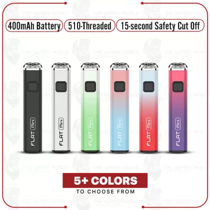 Yocan Flat Mini Battery - Black, Green White (8D22EB)