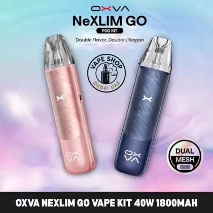 OXVA NeXlim Go Vape Kit 40W 1800mAh In UAE - Black Warrior, Rose Pink