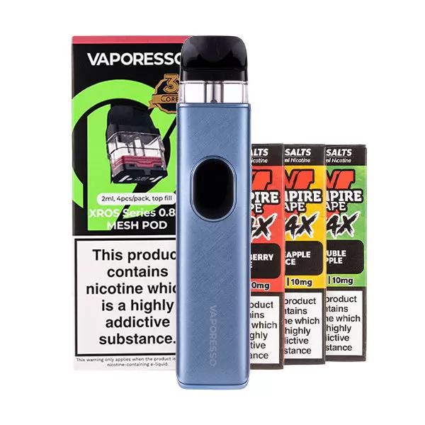 Vaporesso XROS 5 Pod Kit Bundle - Opal White / 1.2ohm