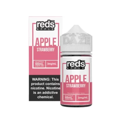 7 Daze – Reds Strawberry 60mL - Vapebazaar Pk