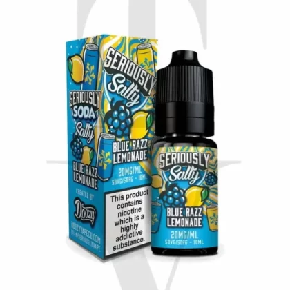 DOOZY VAPE SERIOUSLY SALTY BLUE RAZZ LEMONADE NIC SALT E-LIQUID
