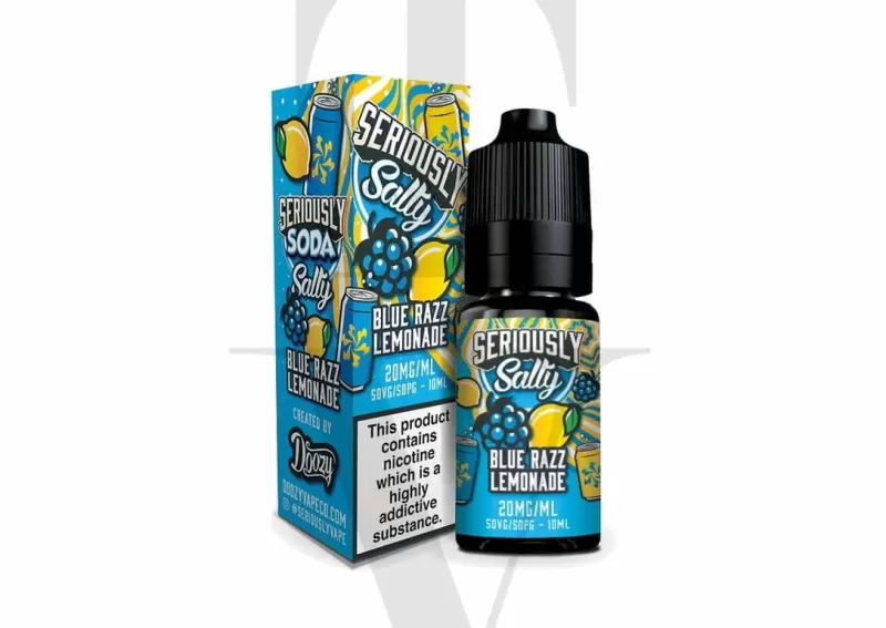 DOOZY VAPE SERIOUSLY SALTY BLUE RAZZ LEMONADE NIC SALT E-LIQUID