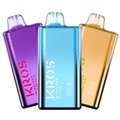 KROS Wireless Vape - Pack Count#Single Pack~Flavor#Apple Candy>Berry Melon Ice>Blue Razz>Mojito~Nicotine#50MG