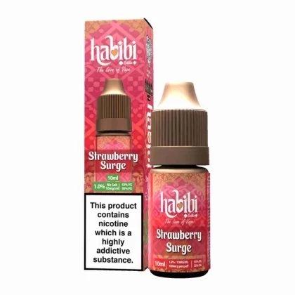 Habibi Strawberry Surge Nic Salt Vape Juice - 10 Pack - 20mg