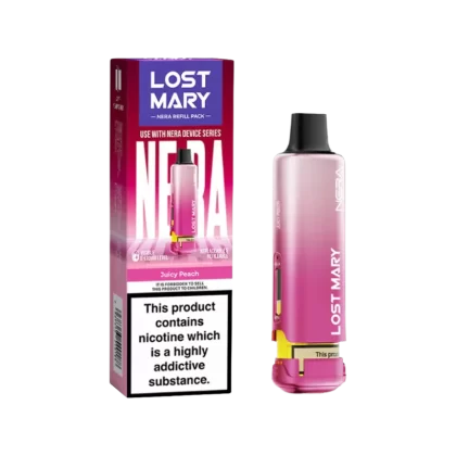 Juicy Peach Lost Mary NERA15K Refill Pack - 20mg - Vape Product (3125E8)