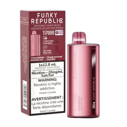 FUNKY REPUBLIC 7000 – STRAWBERRY BANANA ICE