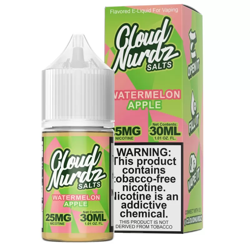 Cloud Nurdz TFN Salt Premium E-Liquid 30ml - ICED Strawberry Lemon / 25mg - Image 3