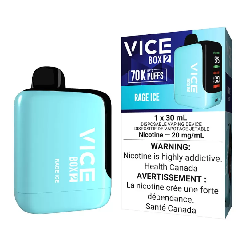 Vice Box 2 Disposable Vape Device - Rage Ice - 20mg/ml