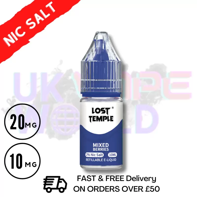 LOST TEMPLE ‘Mixed Berries’ Nic Salt