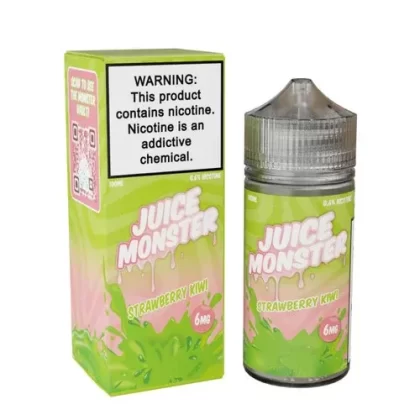 Juice Monster Strawberry Kiwi 100ml E-Juice - Eliquidsupply