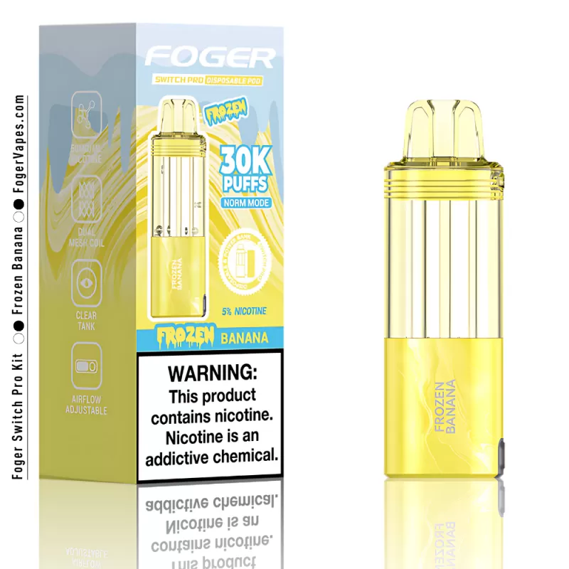 Frozen Banana – Foger Switch Pro Pod 30K Puffs - Image 3