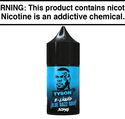 BLUE RAZZ SOUR BY TYSON 2.0 SALT 30ML - Vape Product, Vape Product