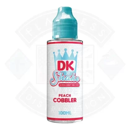 Donut King Shakes – Peach Cobbler 0mg 100ml Shortfill