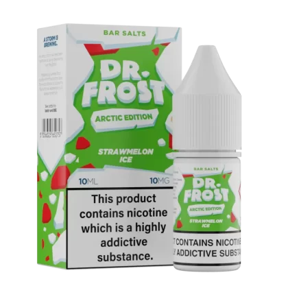 Dr Frost Arctic Edition Strawmelon Ice Nic Salt E-Liquid - 10 Pack - 20mg