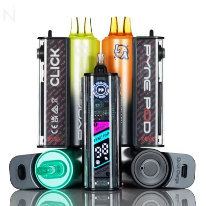 L&A X Pyne Pod Click 40K Disposable FULL KIT - 0% Zero Nic - Sour Apple Ice