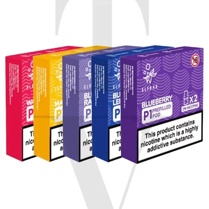 ELF BAR MATE 500 P1 PRE-FILLED E-LIQUID PODS (2 PACK)