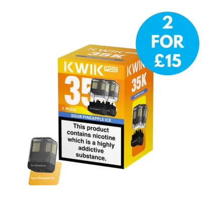 Innokin kwik 35k 20mg (2%) Refill Pack - Vape Co