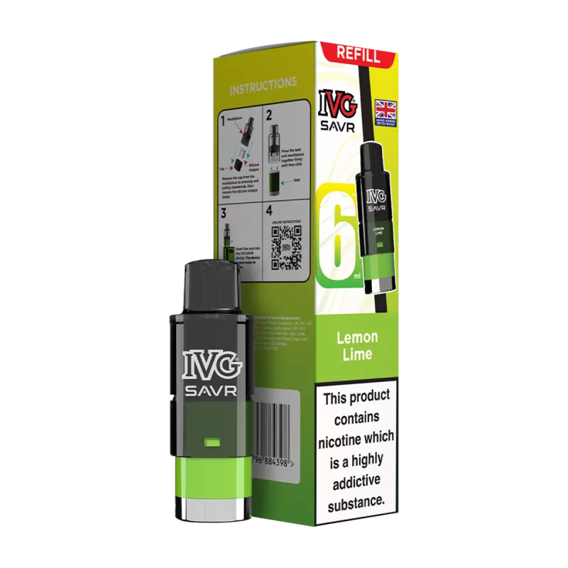 Lemon Lime IVG SAVR Refill Pack - Vapeshop Co