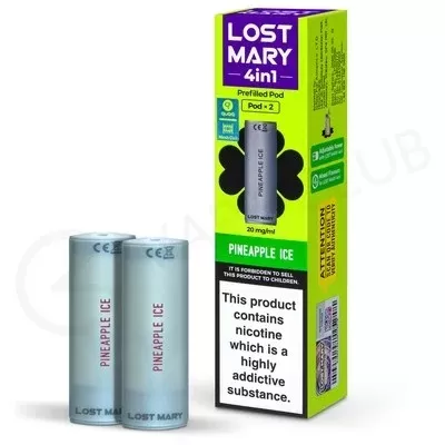 Pineapple Ice Lost Mary 4 in 1 Prefilled Pod