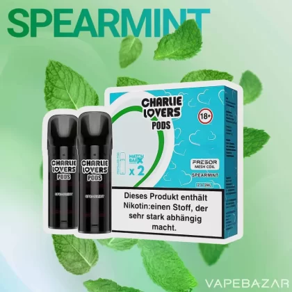 Charlie Lovers Pods – Spearmint (2er Pack) - Vapebazar