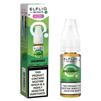 Spearmint Nic Salt E-Liquid by Elf Bar Elfliq (10ml) - 10mg
