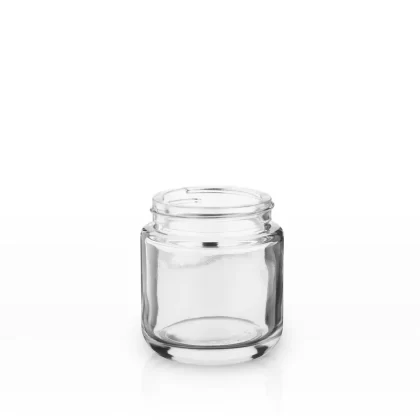 Glass Jars | Rounded Base 53/400 Thread | 3.75oz – Clear – Various Counts
