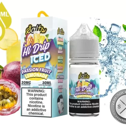 Passion Fruit Lemonade ICED HI DRIP SALT 30ml