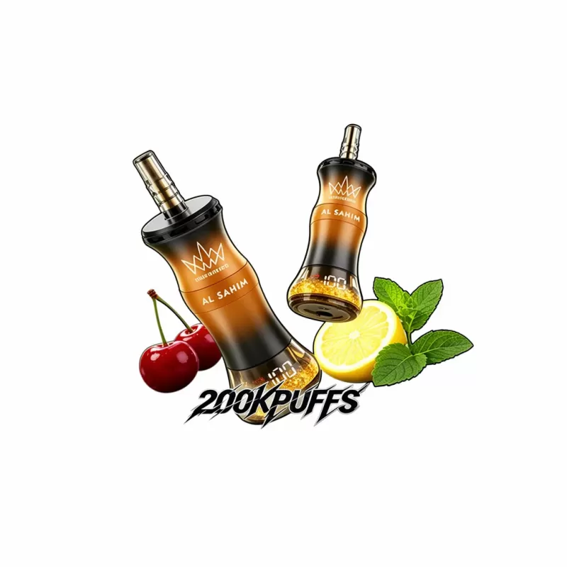 ATVS AL SAHIM 200K Puffs Vape Dual Mode MTL & DTL - Blue Razz Lemonade, Blueberry Raspberry; 6mg/ml