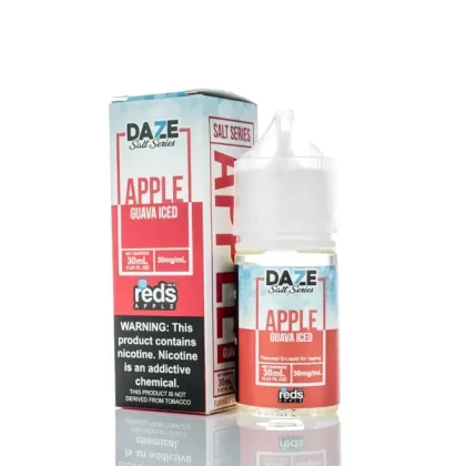 7 Daze TFN Salt Series - Reds Apple eJuice - Guava Iced - 30ml (DISCONTINUED) - 30mg