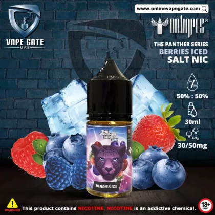 Berries Ice - The Panther Series Ice 30ml Saltnic by Dr. Vapes - 30 mg / 30 ml