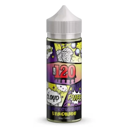 Team 120 Blackcurrant Lemonade 100ml – vape juice utan nikotin
