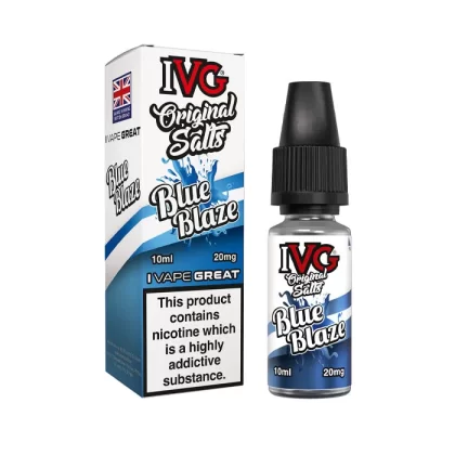 Blue Blaze Nic Salt E-Liquid by IVG Original - 20 mg - High Strength