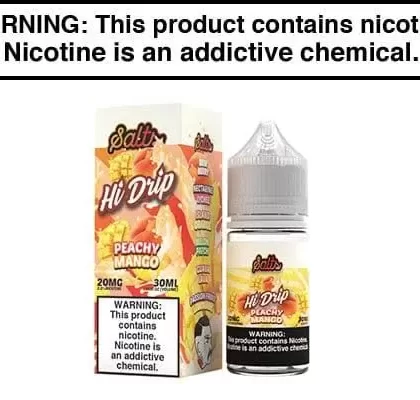 PEACHY MANGO BY HI-DRIP SALTS 30ML - Vapejuice