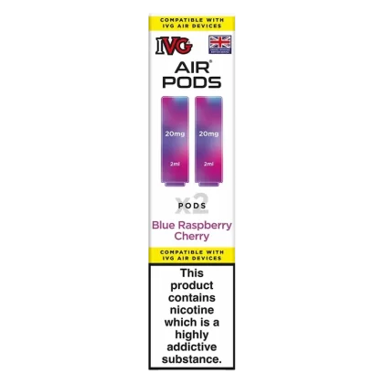 IVG Air 4in1 Blue Raspberry Cherry Prefilled Pods