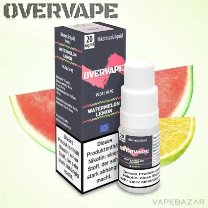 Overvape Nikotinsalz Liquid – Watermelon Lemon - Vapebazar