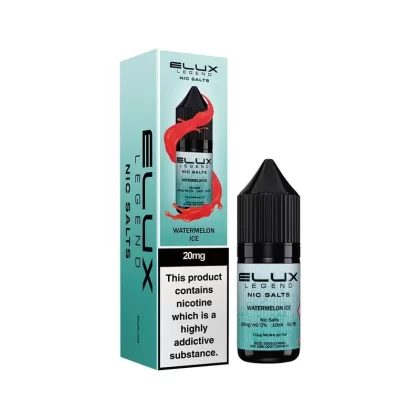 Watermelon Ice Nic Salt E-Liquid by Elux Legend - Strength#10mg>20mg