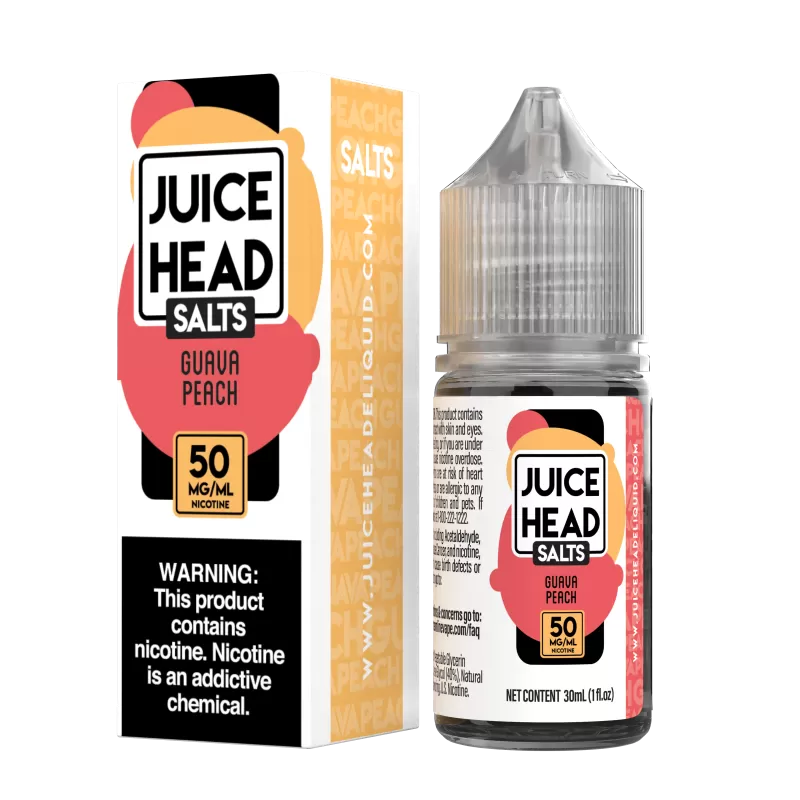 Juice Head Salts - Guava Peach - 30ML E-Liquid