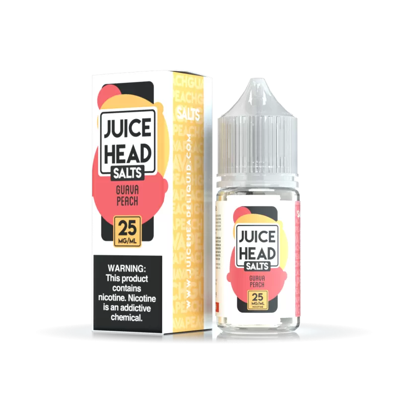 Juice Head Salts - Guava Peach - 30ML E-Liquid - Image 2