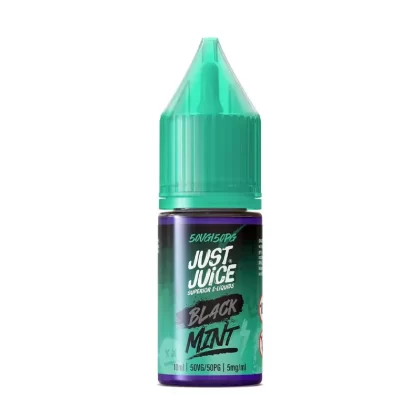 Just Juice Black Mint Nic Salt Vape Juice - 10 Pack - Strength 5mg