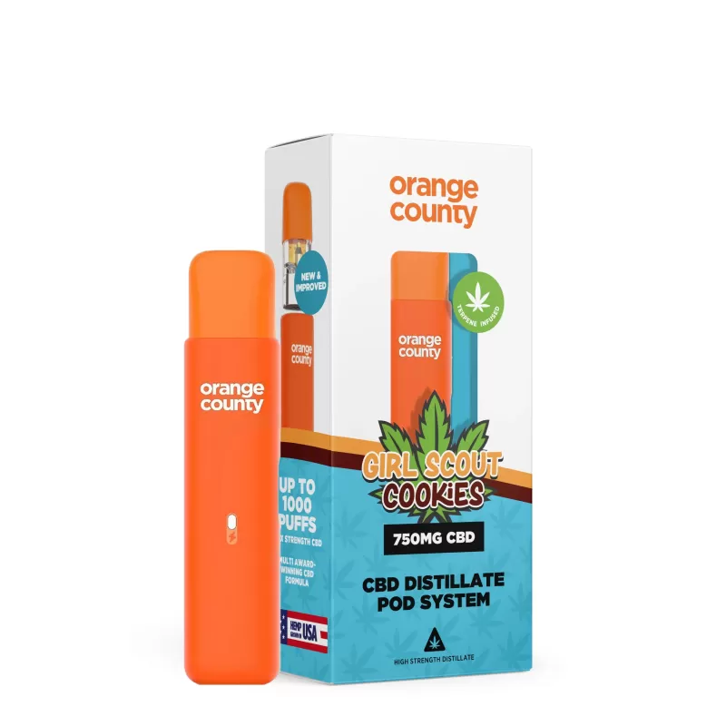 Orange County CBD 750mg Prefilled Vape Kit - Vape Co - Image 3